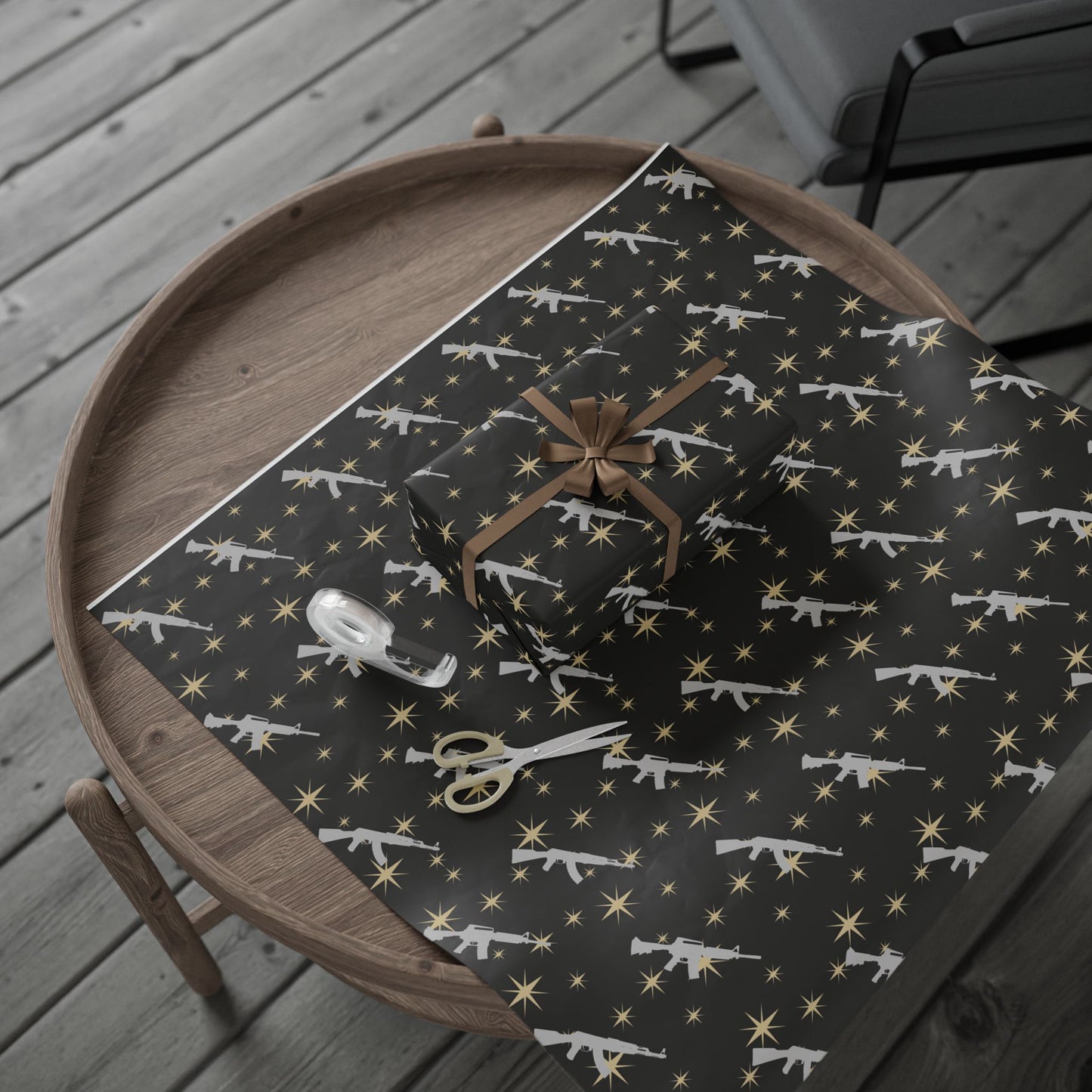 Starry Guns Wrapping Paper