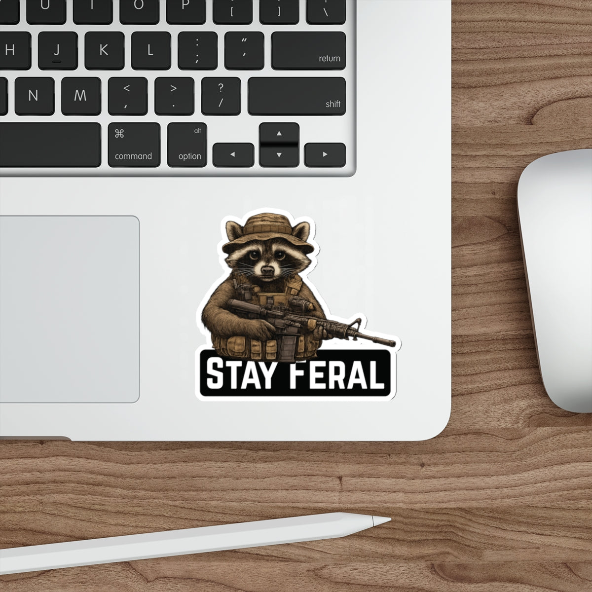 Stay Feral Sticker