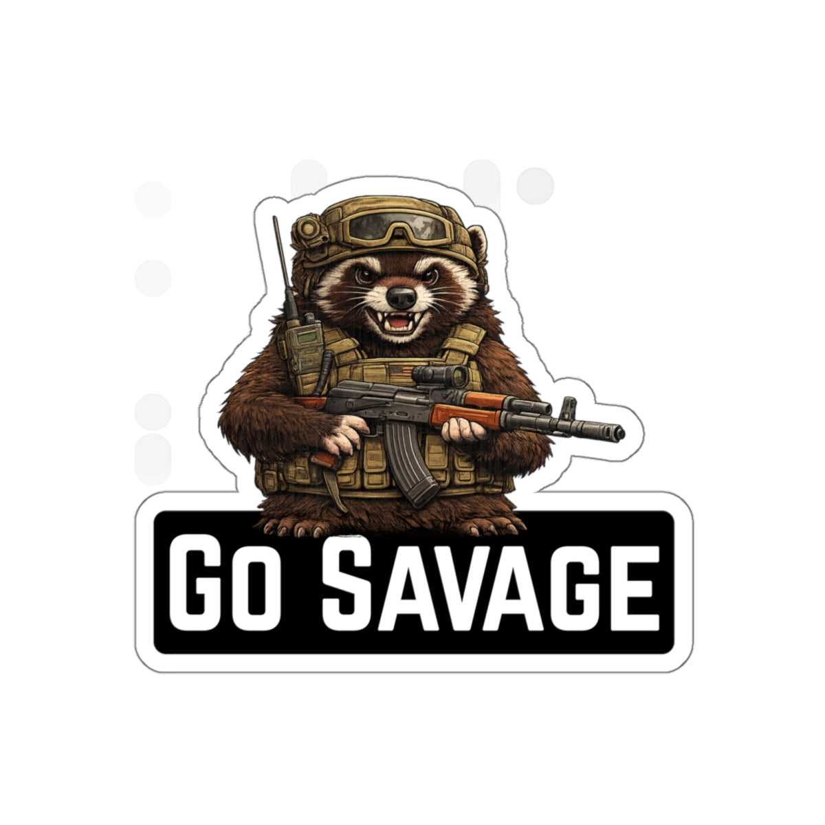 Go Savage Sticker