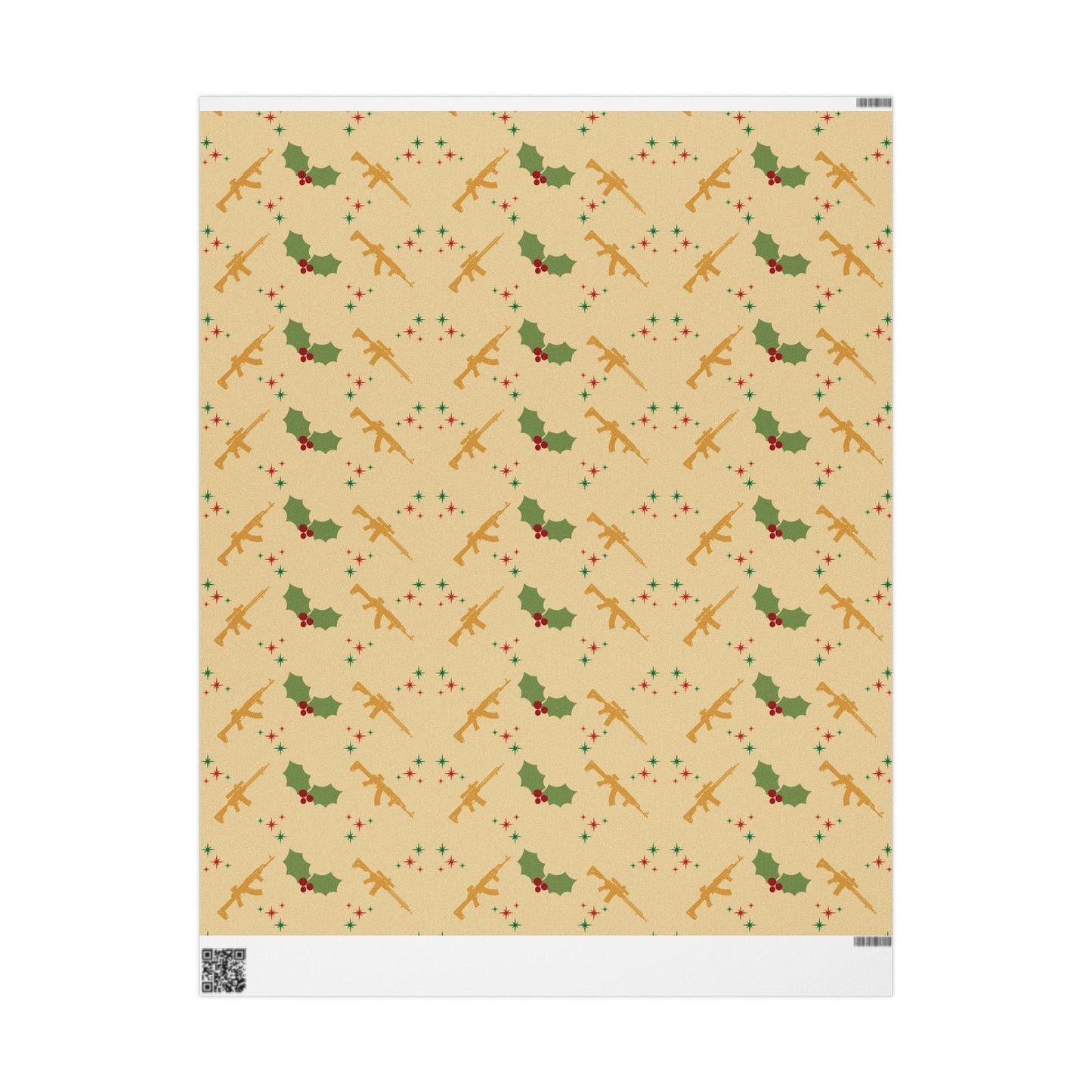 Merry Guns Wrapping Paper