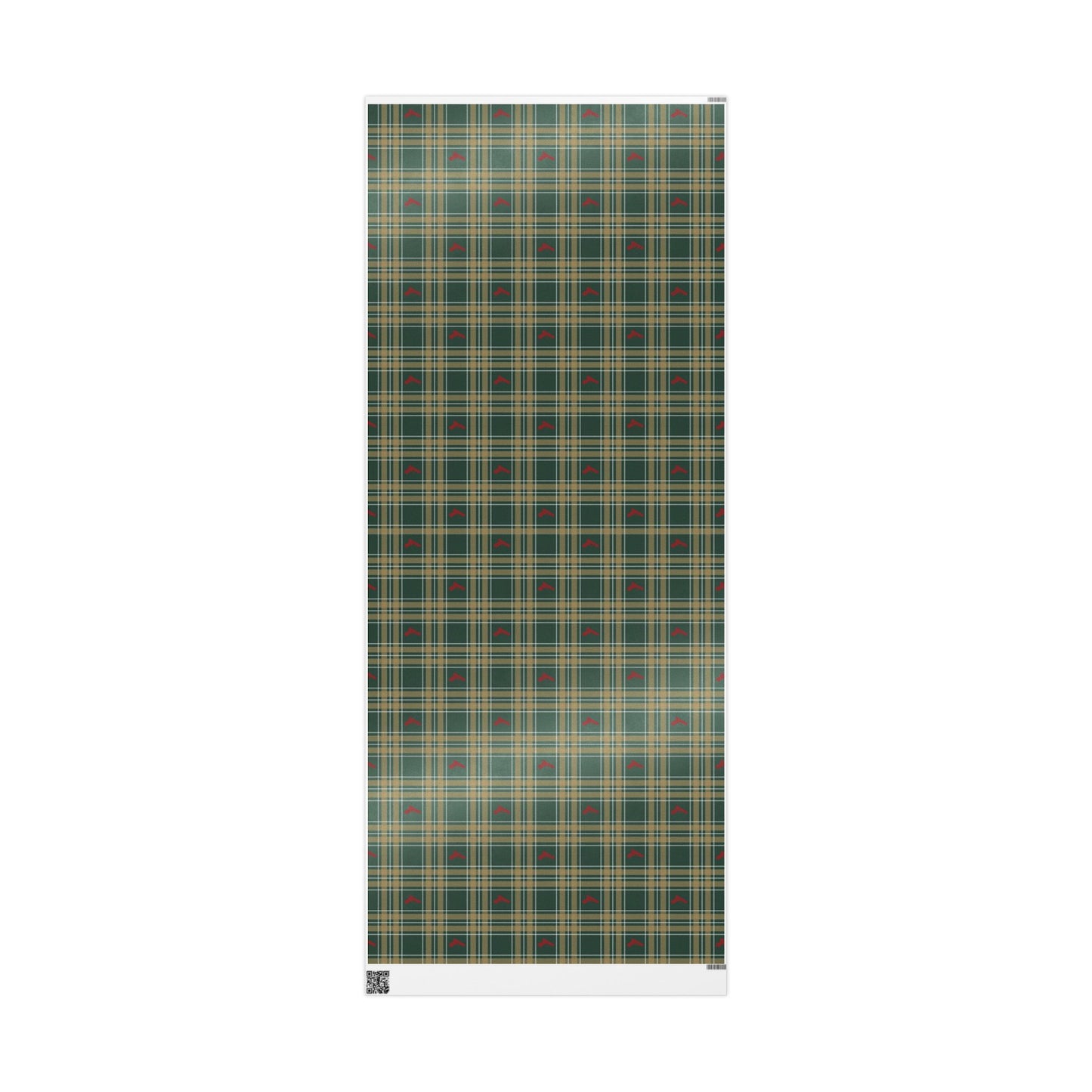 Plaid Guns Wrapping Paper