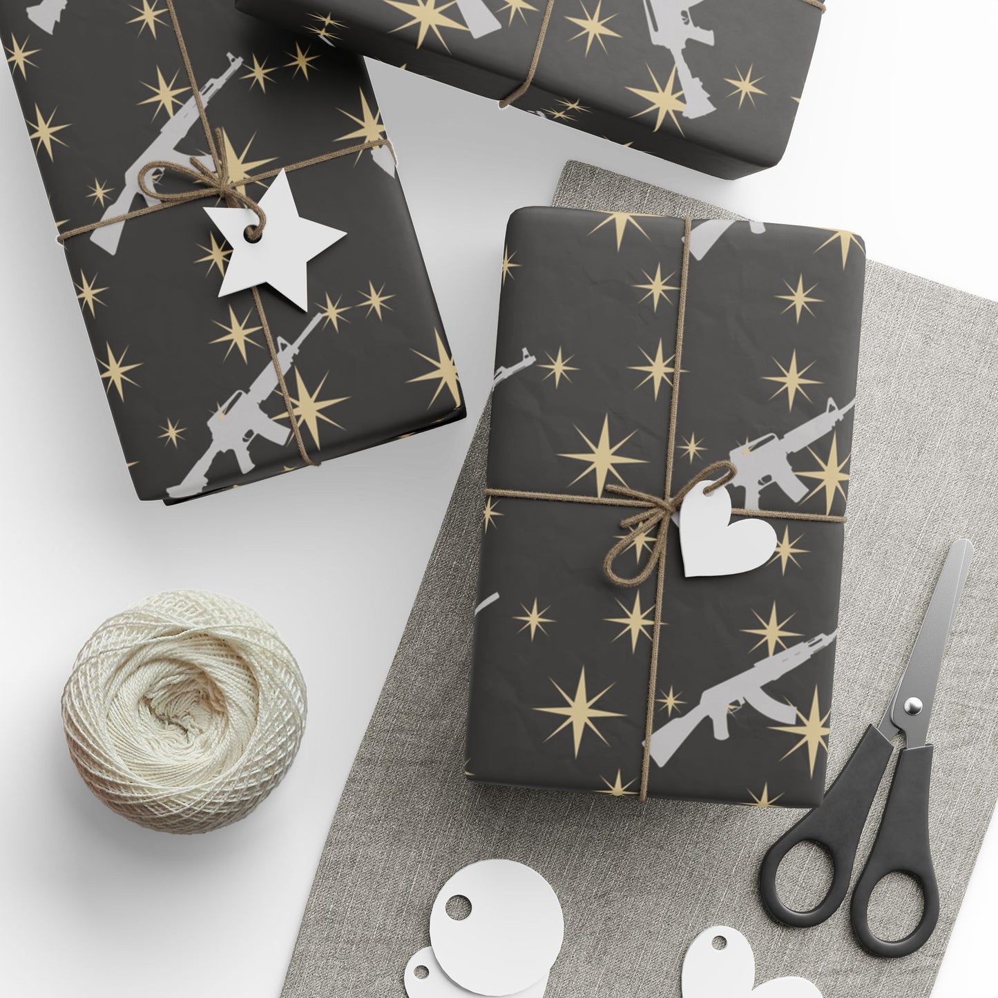 Starry Guns Wrapping Paper