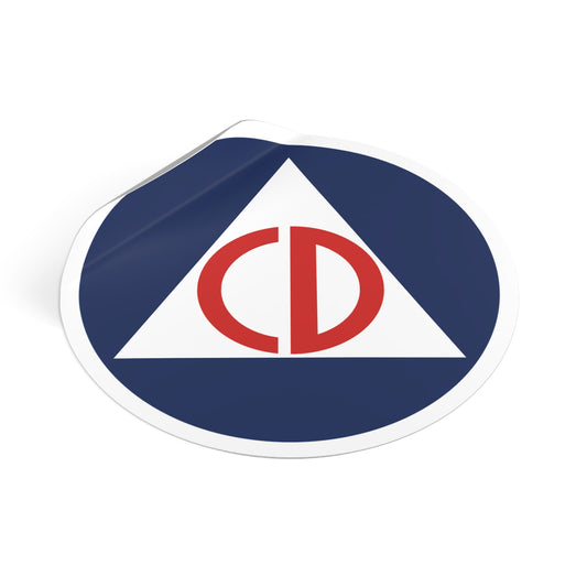 Civil Defense Sticker